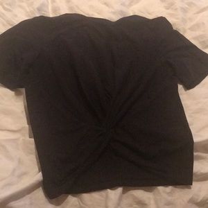 Lululemon black crescent crop